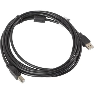 Lanberg CA-USBA-11CC-0030-BK USB 2.0 typu A M - USB 2.0 typu B M, 3m