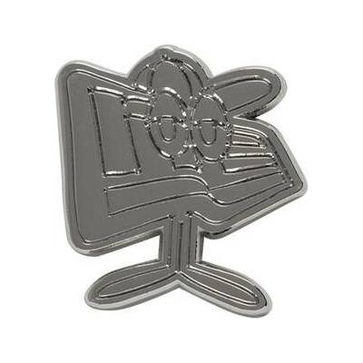 New Era odznak cap flag silver