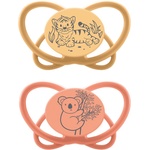 NIP Силиконови залъгалки NIP My Butterfly Green - Тигър и коала, 16-32 м, 2 броя (4000821426979) - baby