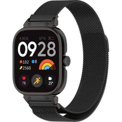 VSETKONAMOBIL 101551 SET MILANESE Kovový obal na hodinky + remienok Xiaomi Redmi Watch 5 čierny