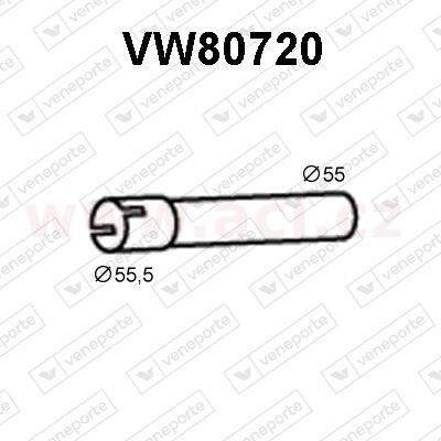 Střední díl výfuku ASSO/VENEPORTE ACI V VW80720