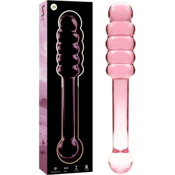 Image 1 of IBIZA Nebula Model 20 Dildo Borosilicate Glass 20.5x3cm Pink