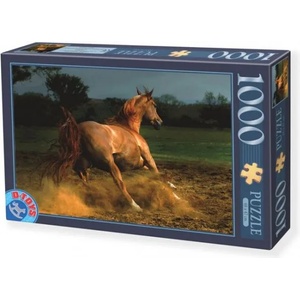 D-Toys - Puzzle Running horse - 1 000 piese