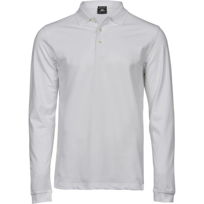 TeeJays polokošile TJ 1406 elastická dlouhý rukáv pánská COT-18140600102 bílá