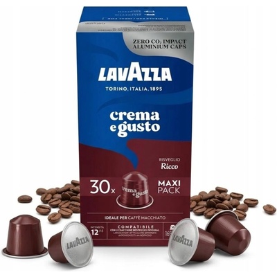 LAVAZZA Kapsle NESPRESSO Crema e Gusto Ricco 30 ks