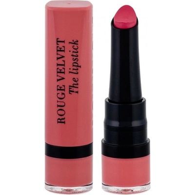 Bourjois Paris Rouge Velvet The Lipstick matná rúž 02 Flaming´rose 2,4 g