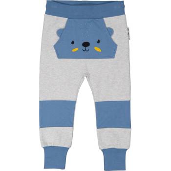 Geggamoja Detské rastúce tepláky organická bavlna GOTS modré