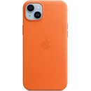 Puzdrá a kryty na mobilné telefóny Apple Leather Case s MagSafe pro iPhone 14 Plus - oranžový MPPF3ZM/A