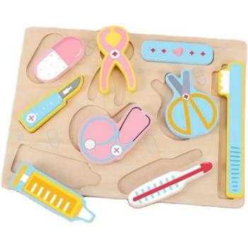 Raya Toys Sh30172 Дървен пъзел Зъболекар (sh30172)