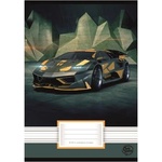 OPTISCHOOL Тетрадка, с телбод, формат А5, с линии, 32 листа, 2. клас, OPTISCHOOL, „16-32, „Car 27I1632-019 (27I1632-019)