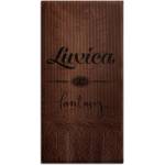 Luxica® Fantasy тъмно кафяви салфетки с дискретен релеф и фин бордюр 2 слоя | 40 броя Сгъвка 1/8 (92892922929)