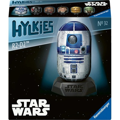 RAVENSBURGER 3D puzzle Hylkies: Star Wars: R2D2 54 ks