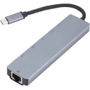 eSTUFF 6-in-1 Mobile USB-C Hub ES623012