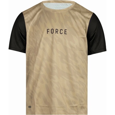 Force MTB RULES kr. rukáv béžový