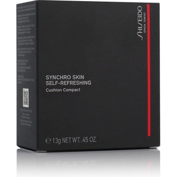 Shiseido Synchro Skin Self-Refreshing Cushion Compact dlouhotrvající kompaktní make-up birch 13 g