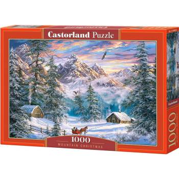 Castorland Пъзел Castorland от 1000 части - Коледа в планината, Абрахам Хънтър (C-104680)