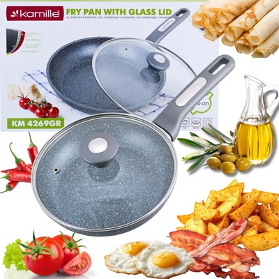 Kamille Panvica klasická 20 cm granitová