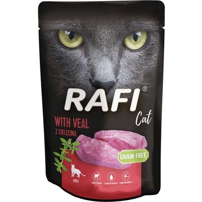 Rafi paštéta s teľacím mäsom pre dospelé mačky 100 g