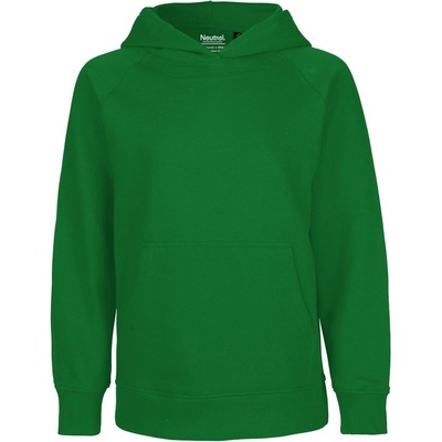 Neutral Detská mikina s kapucňou Zelená