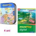 Moza Начално училище - Дигитален многоезичен географски атлас, 4 години (ms-4093d-4)