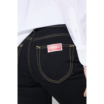 Kenzo Дънки Kenzo Solid Asagao Straight със стандартна талия FD62DP2106C1. BM (FD62DP2106C1.BM)