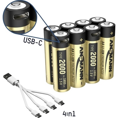 Ansmann AA 1800 mAh 8 ks 1312-0039