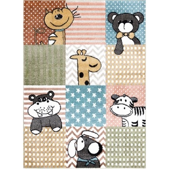 Dywany Łuszczów Fun Pets multi Viacfarebná
