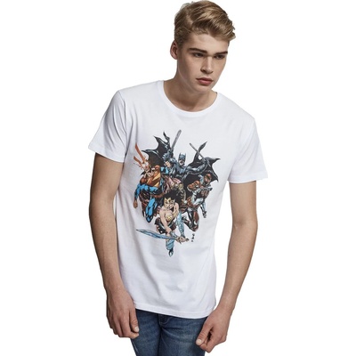 Justice League Crew White XS Риза (242153)