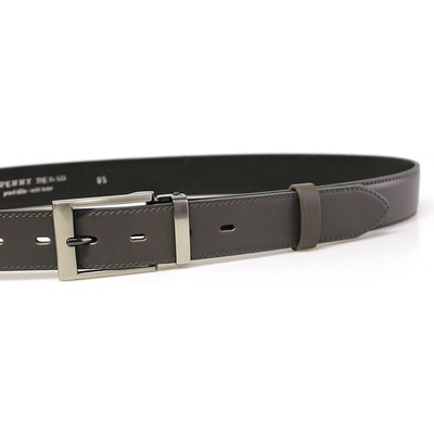 Penny Belts pánský kožený opasek 35-020-3-50 šedý