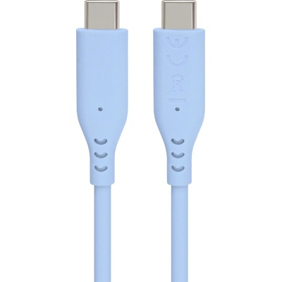 PremiumCord ku31sa15b s konektory USB-C 60W 480Mbps 1,5m modrý