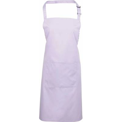 Premier PR154 Zástěra s laclem a kapsou na břiše Colours fialová lilac