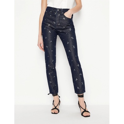 Armani exchange Дънки ARMANI EXCHANGE Women's Straight Leg Jeans - Indigo Denim