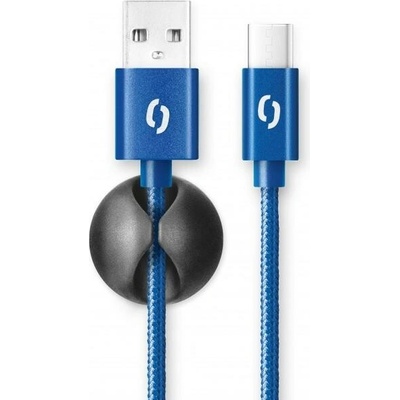 ALIGATOR PREMIUM 2A kábel, USB-C, modrá