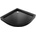 Mexen Flow+ полукръгъл душ корито 100 x 100 см, черен мат - 46Q701010H (46Q701010H)