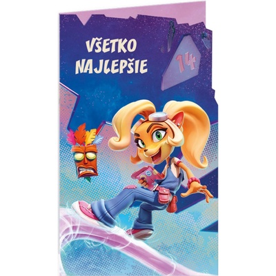 ARGUS Detské blahoželanie k narodeninám s výberom roku Coco Bandicoot 17-6046