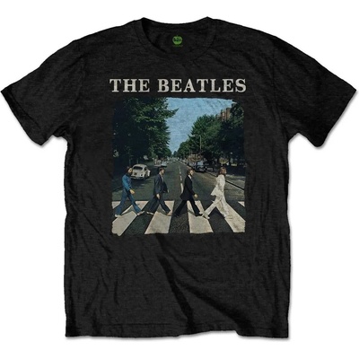 The Beatles Abbey Road & Logo Black M Риза (BEATTEE46MB02)