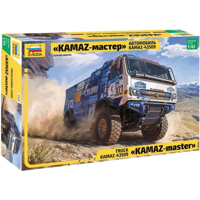 Zvezda KAMAZ-43509 303 Rally Silk Road 2022 stavebnice 1:35