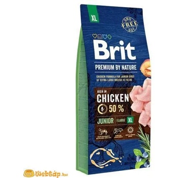 Image 1 of Brit Premium by Nature Junior Extra Large Chicken 15 kg