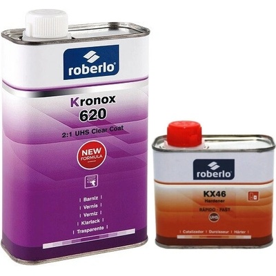 UHS LAK ROBERLO KRONOX 620 Extra vysoký lesk 2:1, 5 litrů laku + 2,5l tužidla