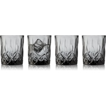 LYNGBY GLAS sklenic na whisky Sorrento šedé 4 x 32 ml