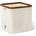 Bigso Кремава текстилна кутия за съхранение 30x30x30 cm Bamboo/Linen Cube - Bigso (6982S0601-99)