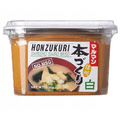 Honzukuri Shiro pasta Miso světlá 500g