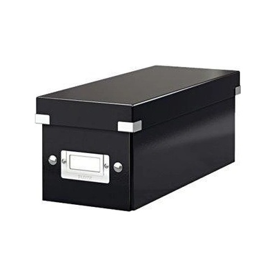 LEITZ Krabice na CD Click & Store, Černá