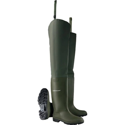 DUNLOP Vysoké rybárske gumáky bez bezpečnostnej špičky Watstiefel Art 1992 386VP