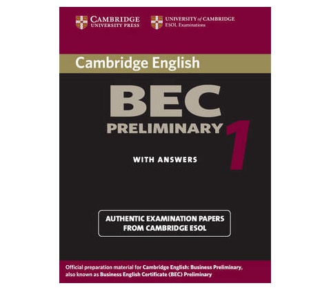Cambridge BEC Preliminary 1 SB