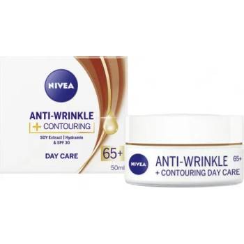 Image 1 of Nivea Anti-Wrinkle + Contouring 65+ Day Care - SPF 30 - Контуриращ дневен крем против бръчки 50мл