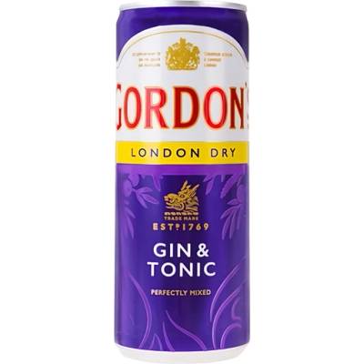 Gordons & Tonic 6,4 0,25 l (holá láhev)