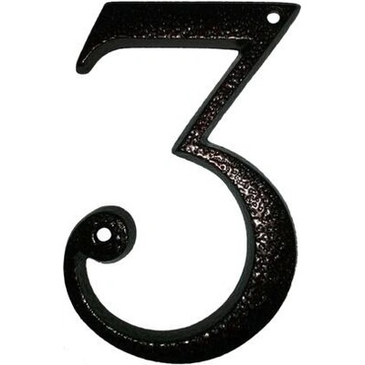 číslo domovní 3, zinkové slévané 455003 – Zboží Mobilmania