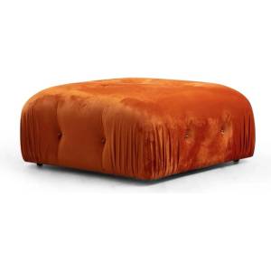 Hanah Home Табуретка от оранжево кадифе Bubble - Artie (560ARE1427)