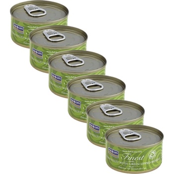 Fish4Dogs Fish4cats Най-добра риба тон и зелена мида 6 x 70 г